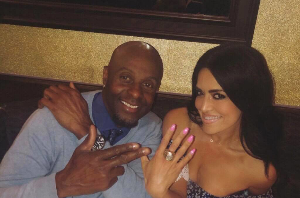 NFL legend Jerry Rice supporting Las Vegas luxury realtor Mahsheed